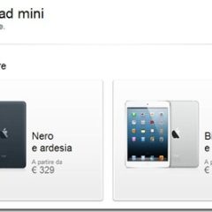 iPad e iPad mini: al via i preordini