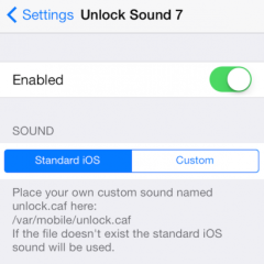 UnlockSound7 riporta il vecchio suono di sblocco su iOS