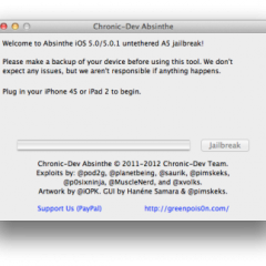 Il jailbreak per iPhone 4S e iPad 2 ha un nome: ecco a voi Absinthe (download)