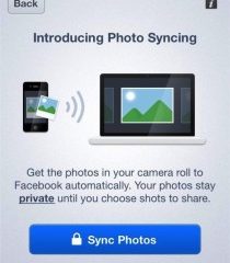 Photo Sync: in arrivo la sincronizzazione automatiche da iPhone a Facebook