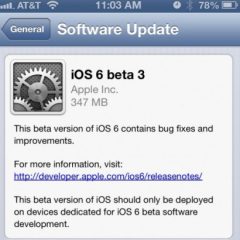 Apple: disponibile la beta 3 di iOS 6