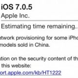 Apple rilascia iOS 7.0.5 (che riguarda gli iPhone venduti in Cina)