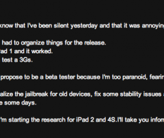 Jailbreak untethered per iOS 5.x in arrivo, parola di Pod2G (ma non per 4S)